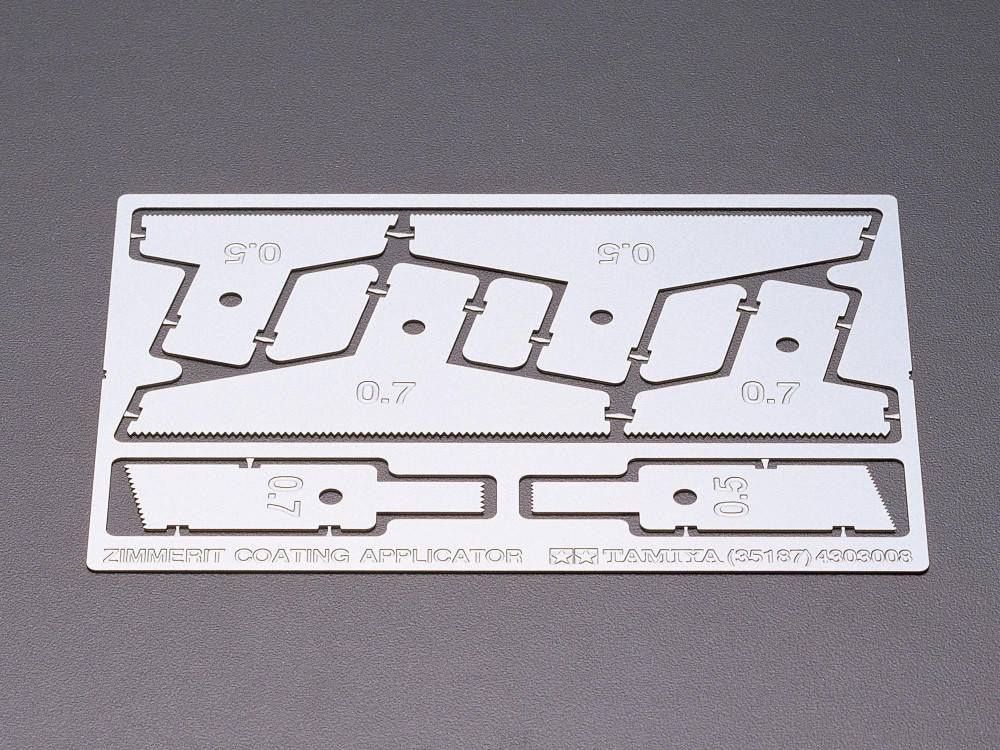 Tamiya 1/35 Zimmerit Coating PE Applicator 35187
